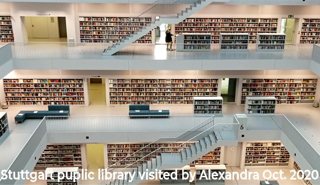 Blick in die Stadtbibliothek Stuttgart