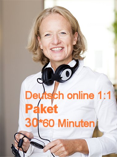 German online courses | live 1:1 | package | 30*60 minutes