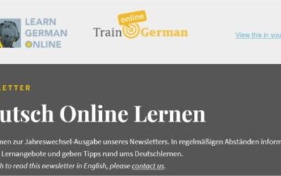 Newsletter Deutsch Online lernen | News von TREFFPUNKT-ONLINE