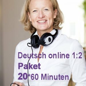 Buchen Sie heute noch Ihr Unterrichtspaket für Deustch als Fremdsprache im Einzelunterricht Online