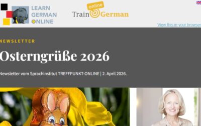 Newsletter learn languages with TREFFPUNKT-ONLINE | April 2026